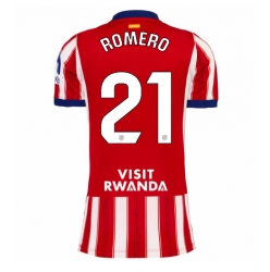 Strój piłkarski Atletico Madrid Cristian Romero #21 Koszulka Podstawowej damskie 2026-27 Krótki Rękaw