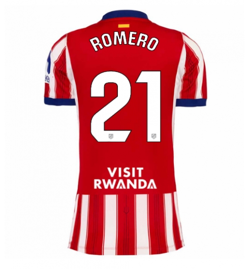 Strój piłkarski Atletico Madrid Cristian Romero #21 Koszulka Podstawowej damskie 2026-27 Krótki Rękaw Strój piłkarski Atletico Madrid Cristian Romero #21 Koszulka Podstawowej damskie 2026-27 Krótki Rękaw