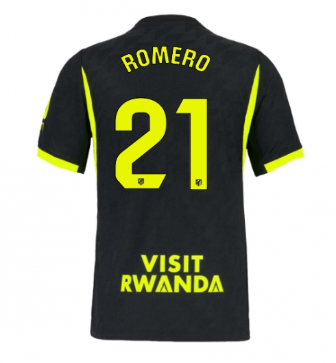 Strój piłkarski Atletico Madrid Cristian Romero #21 Koszulka Wyjazdowej 2026-27 Krótki Rękaw Strój piłkarski Atletico Madrid Cristian Romero #21 Koszulka Wyjazdowej 2026-27 Krótki Rękaw