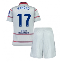 Strój piłkarski Atletico Madrid David Hancko #17 Koszulka Trzeciej dziecięce 2026-27 Krótki Rękaw (+ Krótkie spodenki)