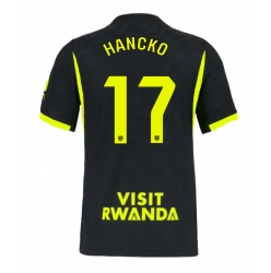 Strój piłkarski Atletico Madrid David Hancko #17 Koszulka Wyjazdowej 2026-27 Krótki Rękaw