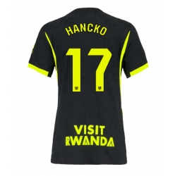 Strój piłkarski Atletico Madrid David Hancko #17 Koszulka Wyjazdowej damskie 2026-27 Krótki Rękaw