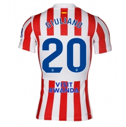 Strój piłkarski Atletico Madrid Giuliano Simeone #20 Koszulka Podstawowej 2025-26 Krótki Rękaw
