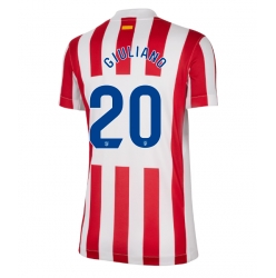 Strój piłkarski Atletico Madrid Giuliano Simeone #20 Koszulka Podstawowej damskie 2025-26 Krótki Rękaw