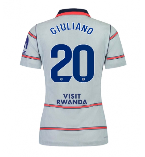 Strój piłkarski Atletico Madrid Giuliano Simeone #20 Koszulka Trzeciej damskie 2026-27 Krótki Rękaw Strój piłkarski Atletico Madrid Giuliano Simeone #20 Koszulka Trzeciej damskie 2026-27 Krótki Rękaw