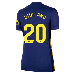Strój piłkarski Atletico Madrid Giuliano Simeone #20 Koszulka Wyjazdowej damskie 2025-26 Krótki Rękaw