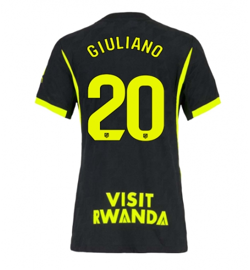 Strój piłkarski Atletico Madrid Giuliano Simeone #20 Koszulka Wyjazdowej damskie 2026-27 Krótki Rękaw Strój piłkarski Atletico Madrid Giuliano Simeone #20 Koszulka Wyjazdowej damskie 2026-27 Krótki Rękaw