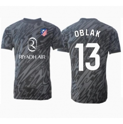 Strój piłkarski Atletico Madrid Jan Oblak #13 Bramkarskie Koszulka Podstawowej 2024-25 Krótki Rękaw