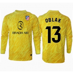 Strój piłkarski Atletico Madrid Jan Oblak #13 Bramkarskie Koszulka Trzeciej 2024-25 Długi Rękaw
