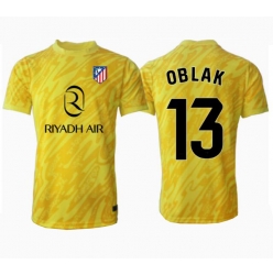 Strój piłkarski Atletico Madrid Jan Oblak #13 Bramkarskie Koszulka Trzeciej 2024-25 Krótki Rękaw