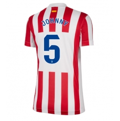 Strój piłkarski Atletico Madrid Johnny Cardoso #5 Koszulka Podstawowej damskie 2025-26 Krótki Rękaw