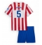 Strój piłkarski Atletico Madrid Johnny Cardoso #5 Koszulka Podstawowej dziecięce 2025-26 Krótki Rękaw (+ Krótkie spodenki)
