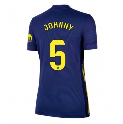 Strój piłkarski Atletico Madrid Johnny Cardoso #5 Koszulka Wyjazdowej damskie 2025-26 Krótki Rękaw