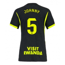 Strój piłkarski Atletico Madrid Johnny Cardoso #5 Koszulka Wyjazdowej damskie 2026-27 Krótki Rękaw