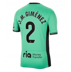 Strój piłkarski Atletico Madrid Jose Gimenez #2 Koszulka Trzeciej 2023-24 Krótki Rękaw