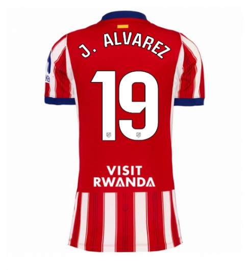 Strój piłkarski Atletico Madrid Julian Alvarez #19 Koszulka Podstawowej damskie 2026-27 Krótki Rękaw Strój piłkarski Atletico Madrid Julian Alvarez #19 Koszulka Podstawowej damskie 2026-27 Krótki Rękaw