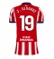 Strój piłkarski Atletico Madrid Julian Alvarez #19 Koszulka Podstawowej damskie 2026-27 Krótki Rękaw Strój piłkarski Atletico Madrid Julian Alvarez #19 Koszulka Podstawowej damskie 2026-27 Krótki Rękaw