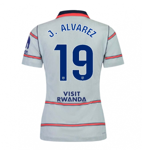 Strój piłkarski Atletico Madrid Julian Alvarez #19 Koszulka Trzeciej damskie 2026-27 Krótki Rękaw Strój piłkarski Atletico Madrid Julian Alvarez #19 Koszulka Trzeciej damskie 2026-27 Krótki Rękaw