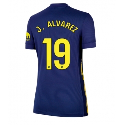 Strój piłkarski Atletico Madrid Julian Alvarez #19 Koszulka Wyjazdowej damskie 2025-26 Krótki Rękaw