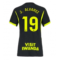 Strój piłkarski Atletico Madrid Julian Alvarez #19 Koszulka Wyjazdowej damskie 2026-27 Krótki Rękaw