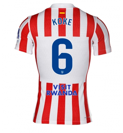Strój piłkarski Atletico Madrid Koke #6 Koszulka Podstawowej 2025-26 Krótki Rękaw Strój piłkarski Atletico Madrid Koke #6 Koszulka Podstawowej 2025-26 Krótki Rękaw