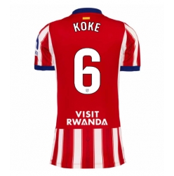 Strój piłkarski Atletico Madrid Koke #6 Koszulka Podstawowej damskie 2026-27 Krótki Rękaw