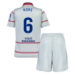 Strój piłkarski Atletico Madrid Koke #6 Koszulka Trzeciej dziecięce 2026-27 Krótki Rękaw (+ Krótkie spodenki)