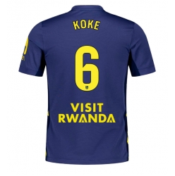 Strój piłkarski Atletico Madrid Koke #6 Koszulka Wyjazdowej 2025-26 Krótki Rękaw