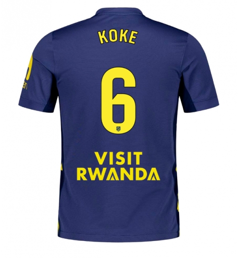Strój piłkarski Atletico Madrid Koke #6 Koszulka Wyjazdowej 2025-26 Krótki Rękaw Strój piłkarski Atletico Madrid Koke #6 Koszulka Wyjazdowej 2025-26 Krótki Rękaw