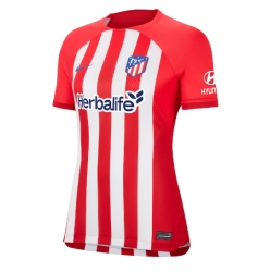 Strój piłkarski Atletico Madrid Koszulka Podstawowej damskie 2023-24 Krótki Rękaw