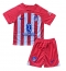 Strój piłkarski Atletico Madrid Koszulka Podstawowej dziecięce 2023-24 Krótki Rękaw (+ Krótkie spodenki)