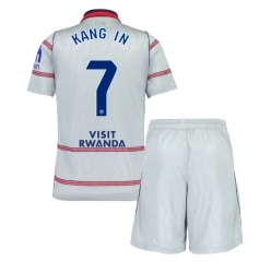 Strój piłkarski Atletico Madrid Lee Kang-in #7 Koszulka Trzeciej dziecięce 2026-27 Krótki Rękaw (+ Krótkie spodenki)