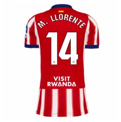 Strój piłkarski Atletico Madrid Marcos Llorente #14 Koszulka Podstawowej damskie 2026-27 Krótki Rękaw