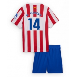 Strój piłkarski Atletico Madrid Marcos Llorente #14 Koszulka Podstawowej dziecięce 2025-26 Krótki Rękaw (+ Krótkie spodenki)