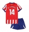 Strój piłkarski Atletico Madrid Marcos Llorente #14 Koszulka Podstawowej dziecięce 2026-27 Krótki Rękaw (+ Krótkie spodenki)