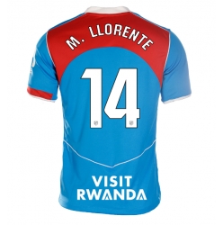 Strój piłkarski Atletico Madrid Marcos Llorente #14 Koszulka Trzeciej damskie 2025-26 Krótki Rękaw