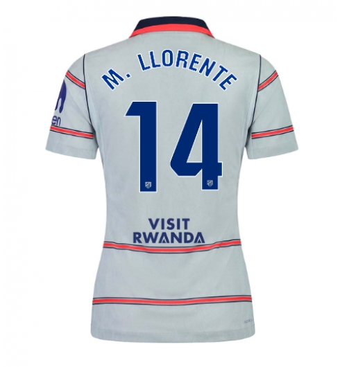 Strój piłkarski Atletico Madrid Marcos Llorente #14 Koszulka Trzeciej damskie 2026-27 Krótki Rękaw Strój piłkarski Atletico Madrid Marcos Llorente #14 Koszulka Trzeciej damskie 2026-27 Krótki Rękaw