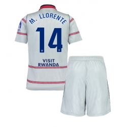 Strój piłkarski Atletico Madrid Marcos Llorente #14 Koszulka Trzeciej dziecięce 2026-27 Krótki Rękaw (+ Krótkie spodenki)