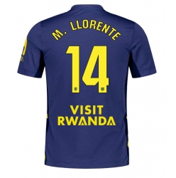 Strój piłkarski Atletico Madrid Marcos Llorente #14 Koszulka Wyjazdowej 2025-26 Krótki Rękaw