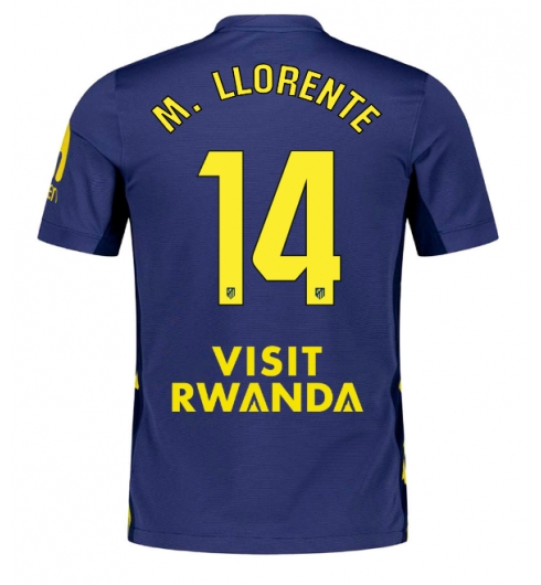 Strój piłkarski Atletico Madrid Marcos Llorente #14 Koszulka Wyjazdowej 2025-26 Krótki Rękaw Strój piłkarski Atletico Madrid Marcos Llorente #14 Koszulka Wyjazdowej 2025-26 Krótki Rękaw