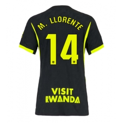 Strój piłkarski Atletico Madrid Marcos Llorente #14 Koszulka Wyjazdowej damskie 2026-27 Krótki Rękaw