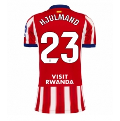 Strój piłkarski Atletico Madrid Morten Hjulmand #23 Koszulka Podstawowej damskie 2026-27 Krótki Rękaw