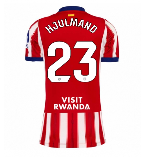 Strój piłkarski Atletico Madrid Morten Hjulmand #23 Koszulka Podstawowej damskie 2026-27 Krótki Rękaw Strój piłkarski Atletico Madrid Morten Hjulmand #23 Koszulka Podstawowej damskie 2026-27 Krótki Rękaw