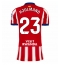 Strój piłkarski Atletico Madrid Morten Hjulmand #23 Koszulka Podstawowej damskie 2026-27 Krótki Rękaw Strój piłkarski Atletico Madrid Morten Hjulmand #23 Koszulka Podstawowej damskie 2026-27 Krótki Rękaw