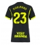 Strój piłkarski Atletico Madrid Morten Hjulmand #23 Koszulka Wyjazdowej damskie 2026-27 Krótki Rękaw Strój piłkarski Atletico Madrid Morten Hjulmand #23 Koszulka Wyjazdowej damskie 2026-27 Krótki Rękaw