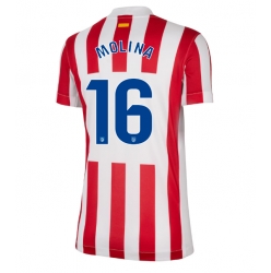 Strój piłkarski Atletico Madrid Nahuel Molina #16 Koszulka Podstawowej damskie 2025-26 Krótki Rękaw