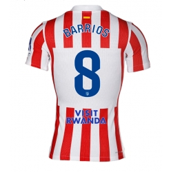 Strój piłkarski Atletico Madrid Pablo Barrios #8 Koszulka Podstawowej 2025-26 Krótki Rękaw