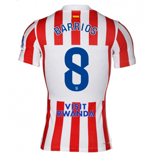 Strój piłkarski Atletico Madrid Pablo Barrios #8 Koszulka Podstawowej 2025-26 Krótki Rękaw Strój piłkarski Atletico Madrid Pablo Barrios #8 Koszulka Podstawowej 2025-26 Krótki Rękaw