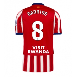 Strój piłkarski Atletico Madrid Pablo Barrios #8 Koszulka Podstawowej 2026-27 Krótki Rękaw