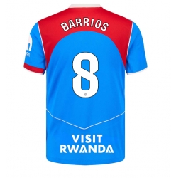Strój piłkarski Atletico Madrid Pablo Barrios #8 Koszulka Trzeciej 2025-26 Krótki Rękaw